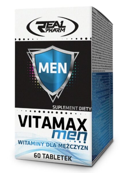 Uztura bagātinātājs Real Pharm 'Vitamax Men', 60 tabletes