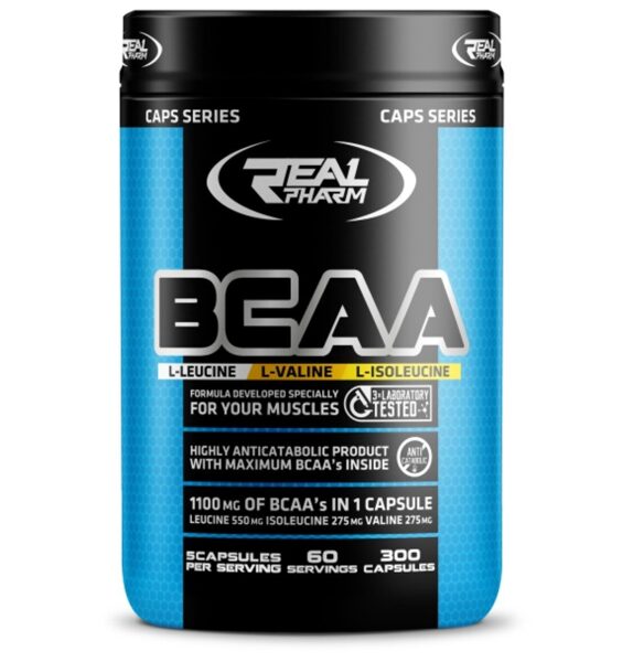 BCAA Real Pharm, 300 kapsulas